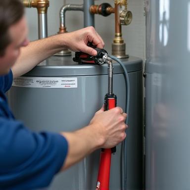 Water heater and refrigeration installation by Angel Air Cooling & Heating